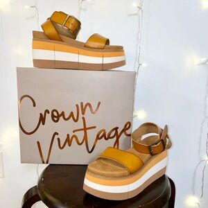 ✨Crown Vintage Platform Sandals